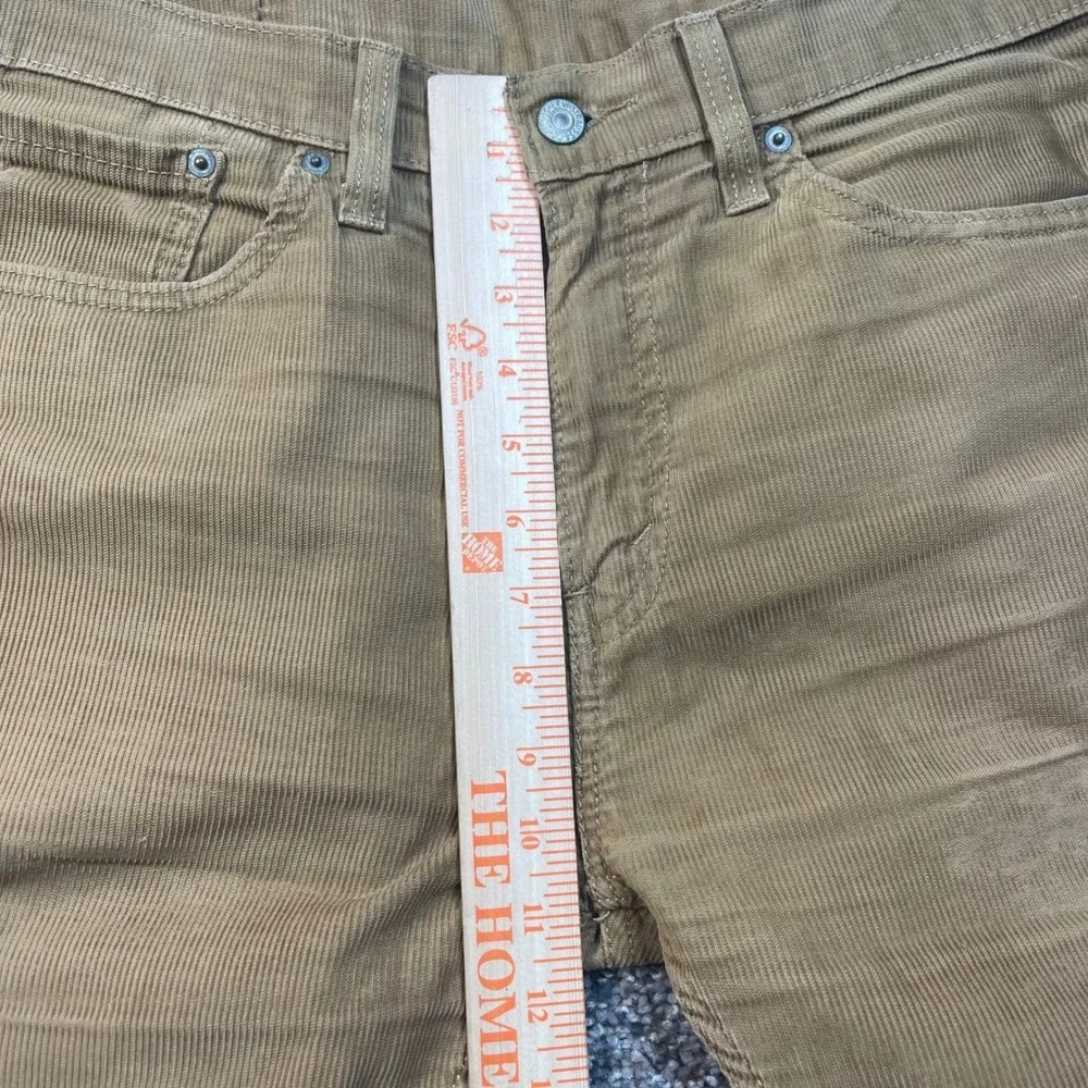 Levis 508 Men's 34x30 Regular Taper Corduroy Pants Tan Khaki Cords 508-0338
